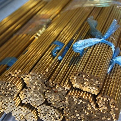Materiał miedziany odporny na korozję C2100 C21000 Cuzn5 CZ125 H95 Stały pręt miedziany